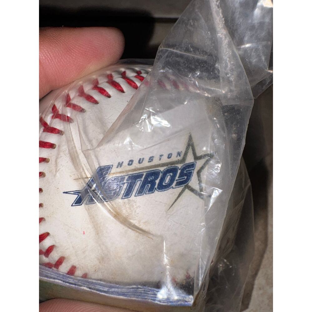 Vintage Astros Rawlings opening day ball 1997